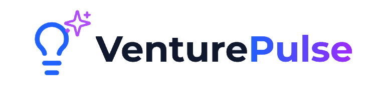VenturePulse logo with wordmark